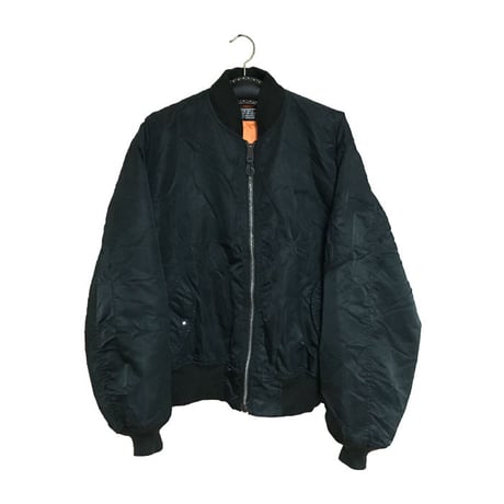 【USED】SCHOTT OVERSIZED MA-1 BLACK