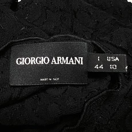 【USED】00's GIORGIO ARMANI ART NOUVEAU STYLE LACE L/S TOP