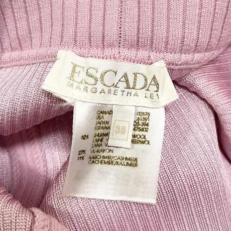 【USED】90'S-00'S  ESCADA MARGARETHA LEY KNIT STIRRUP PANTS