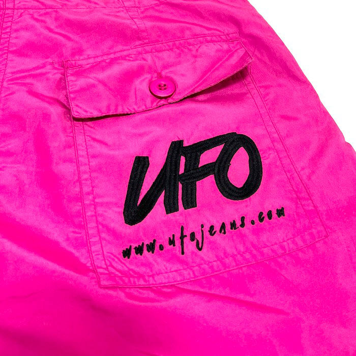 USED】00'S UFO Y2K RAVE PANTS PINK | KONBINI