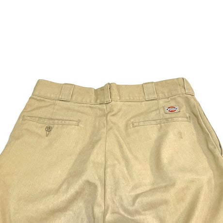 【USED】80'S-90'S OLD DICKIES WORK PANTS BEIGE