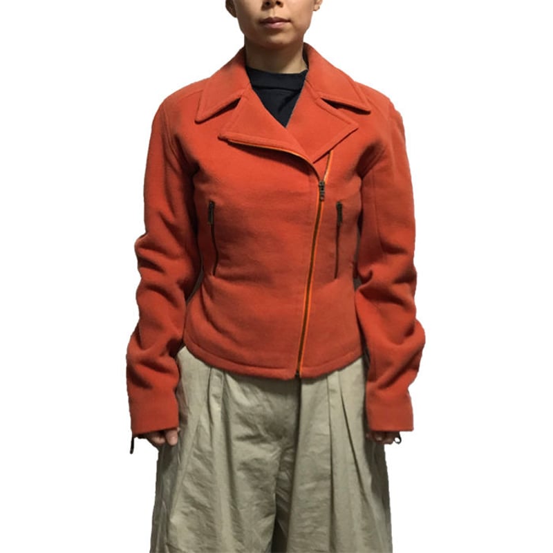 USED】80'S AZZEDINE ALAÏA WOOL BIKER JACKET | K