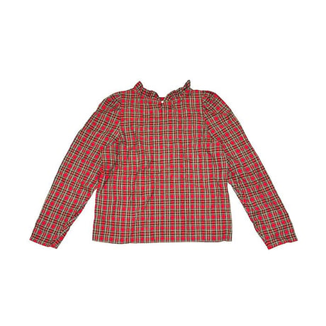 【USED】80'S TARTAN CHECK L/S TOP