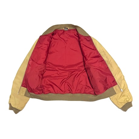 【USED】00's 55DSL Diesel "REVOLTE" MA-1 Bomber Jacket Sand Beige