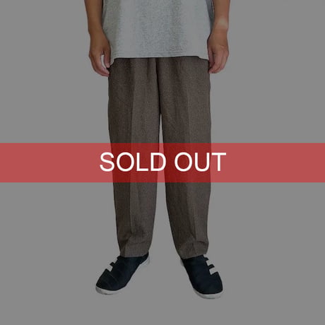 【USED】90'S ALFRED DUNNER PLAID EASY PANTS