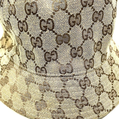 【USED】00'S GG MONOGRAM BOOTLEG BACKET HAT