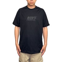 【USED】00's NIKE Blackout Logo Performance T-shirt