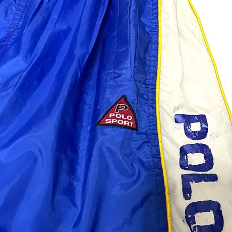 【USED】90's POLO SPORT RALPH LAUREN NYLON TRACK PANTS