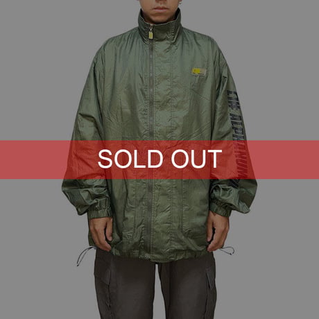 【USED】90'S-00'S ALPHANUMERIC NYLON JACKET
