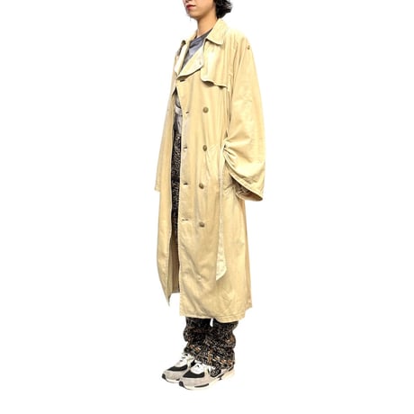 【USED】A.F. VANDEVORST 2004SS KIMONO SLEEVE TRENCH COAT