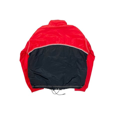 【USED】90'S-00'S UMBRO NYLON TRACK JACKET RED × BLACK
