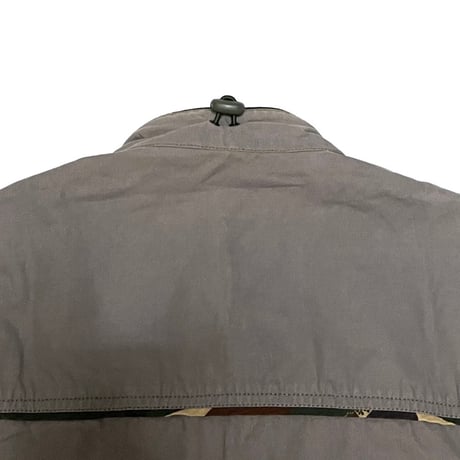 【USED】90's Maharishi ASYMMETRICAL VEST LIGHT GRAY
