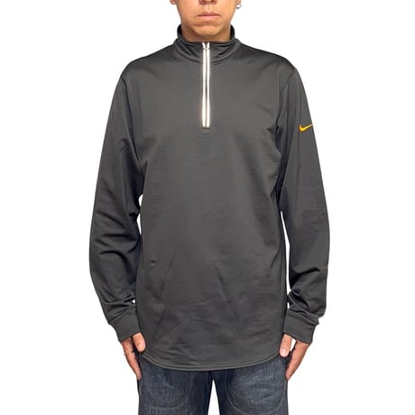 【USED】90's NIKE DRI-FIT Half-Zip Training Top Dark Gray