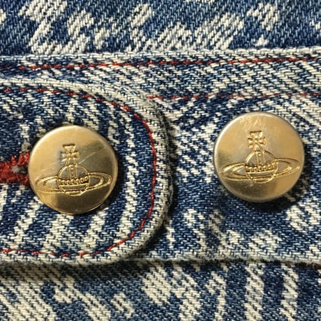 【USED】90'S VIVIENNE WESTWOOD WAVE DENIM JACKET