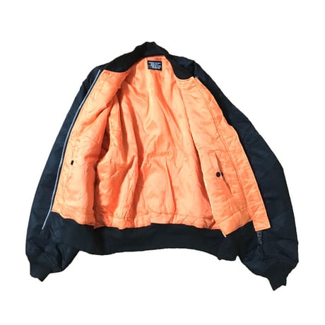 【USED】SCHOTT OVERSIZED MA-1 BLACK