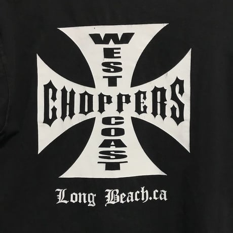 【USED】WEST COAST CHOPPERS L/S T-SHIRT "SPIDER"