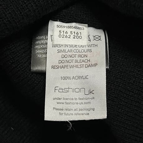 【USED】00's FASHION UK Play Station KNIT CAP