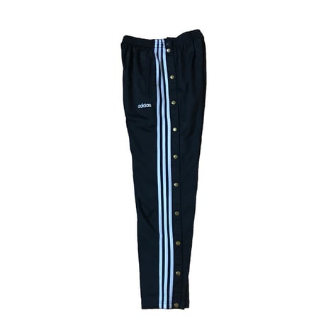 【USED】90'S ADIDAS 3-STRIPE LOGO SNAP TRACK PANTS