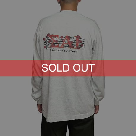 【USED】90's Sigma Alpha Iota International Music Fraternity L/S T-SHIRT