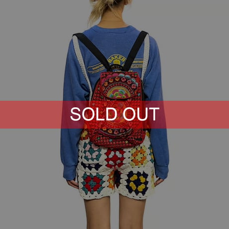 【USED】 90'S-00'S MANDALA FULL EMBROIDERED BACKPACK
