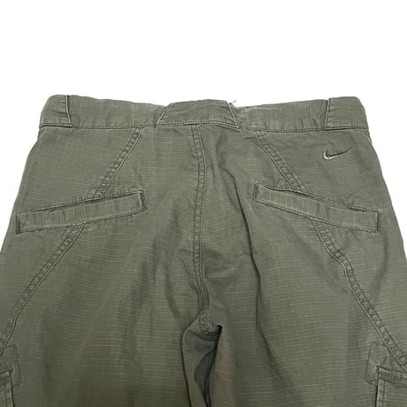 【USED】00's NIKE RIPSTOP DIAGONAL POCKET CARGO PANTS