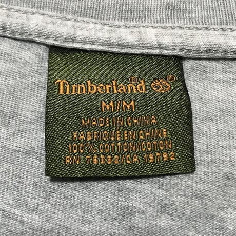 【USED】90'S  TIMBERLAND LOGO T-SHIRT