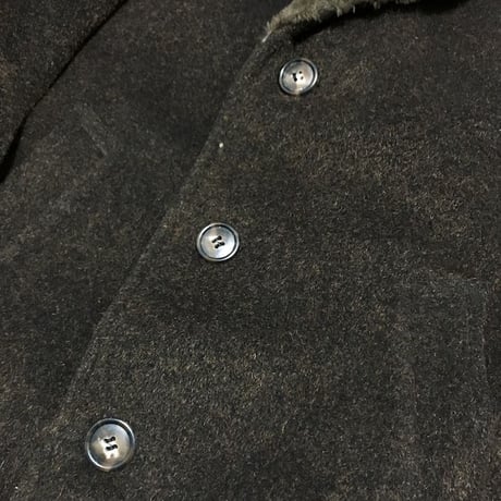 【USED】VINTAGE SHAWL COLLAR WOOL COAT