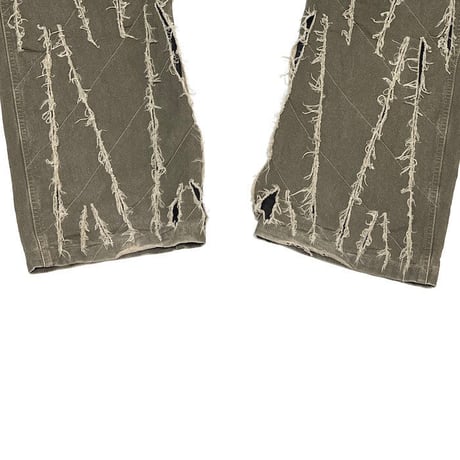 【USED】90'S-00'S GRIFFIN BLADECUT SLASH PANTS