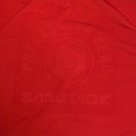 【USED】90's-00's SABOTAGE "Techno Football Tape" Track Top