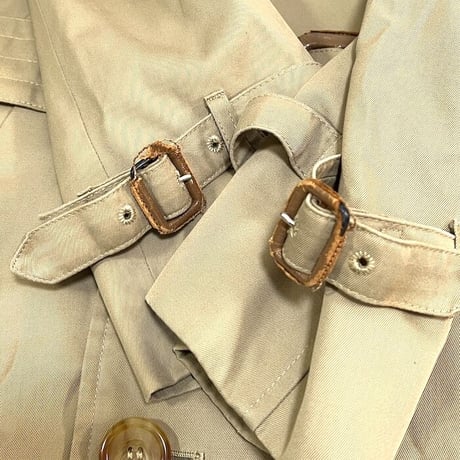 【USED】90'S AQUASCUTUM TRENCH COAT MADE IN ENGLAND