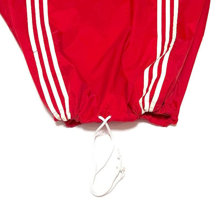 【USED】90'S ADIDAS OVERSIZED HALF-ZIP NYLON PULLOVER JACKET