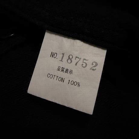 【USED】90's Christopher Nemeth Black Cotton Shirt