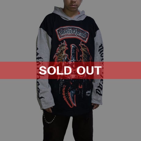 【DEAD STOCK】90'S MOTÖRHEAD HOODIE MADE IN SPAIN