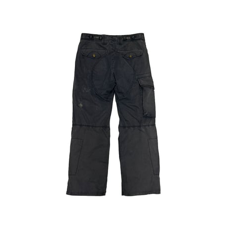 【USED】00's ARMANI JEANS Black Military Flight Pants