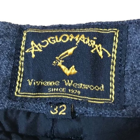 【USED】90'S ANGLOMANIA VIVIENNE WESTWOOD WOOL BONDAGE TROUSERS
