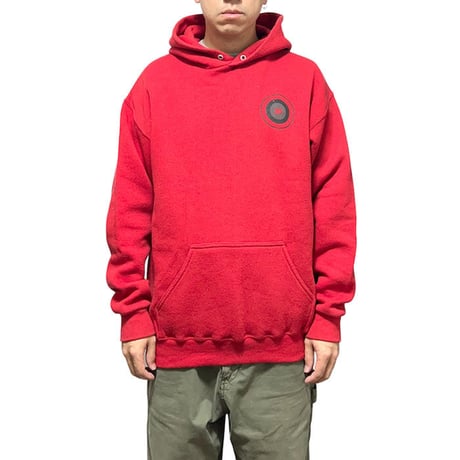 【USED】90'S BUGLE BOY REFLECTIVE PRINT HOODIE