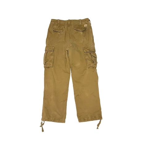 【USED】00's Abercrombie & Fitch BAGGY CARGO PANTS BROWN