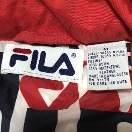【USED】90'S FILA DOWN VEST