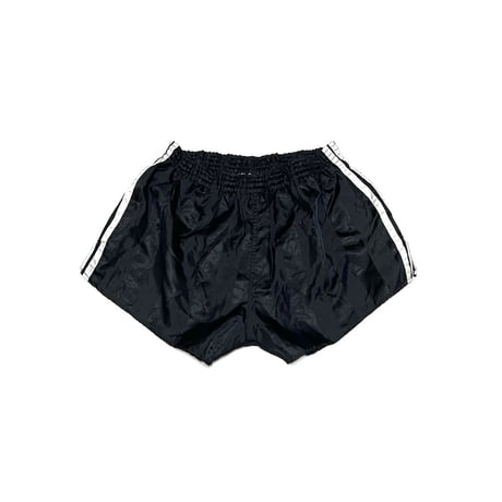 【USED】90's adidas POLY RUNNING SHORTS BLACK