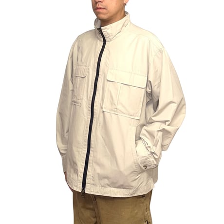 【USED】90's-00's NIKE Double Zip Minimal Utility Jacket Light Beige