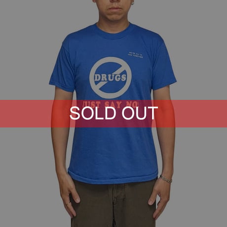 【USED】80's-90's DRUGS JUST SAY NO! T-SHIRT