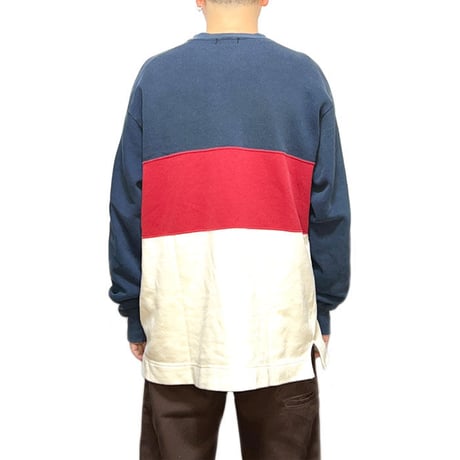 【USED】90'S STUSSY SWITCHING SWEATSHIRT