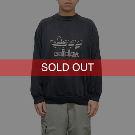 【USED】80'S ADIDAS CELL DIVISION TREFOIL SWEATSHIRT