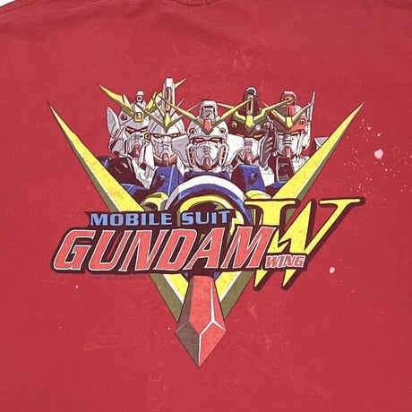 【USED】90'S-00'S NEW MOBILE REPORT GUNDAM WING T-SHIRT