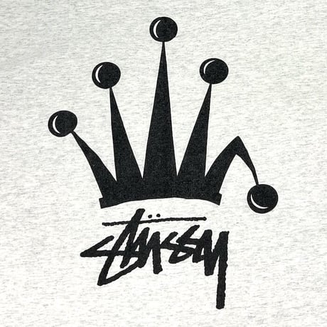 【USED】90'S OLD STUSSY CROWN T-SHIRT