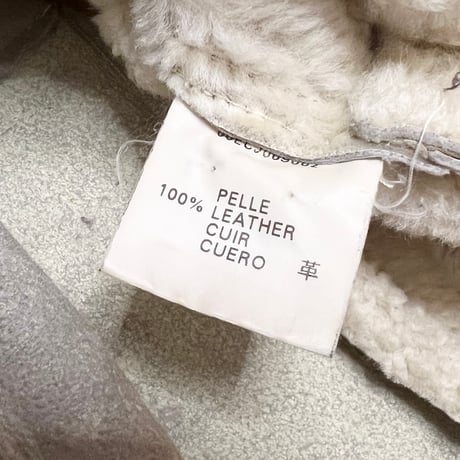 【USED】00's DIESEL REAL SHEEPSKIN BUFFALO COAT