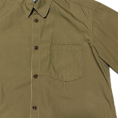 【DEAD STOCK】90'S STUSSY UNTRIMMED S/S SHIRT