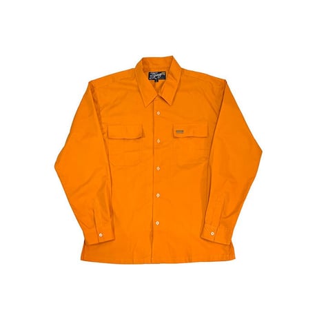 【DEAD STOCK】00'S STUSSY ORANGE SHIRT