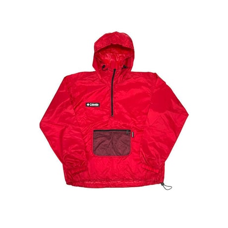 【USED】90'S COLUMBIA PACKABLE PULLOVER NYLON JACKET