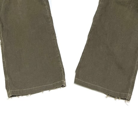 【USED】00'S GRIFFIN BLADECUT SLASH PANTS